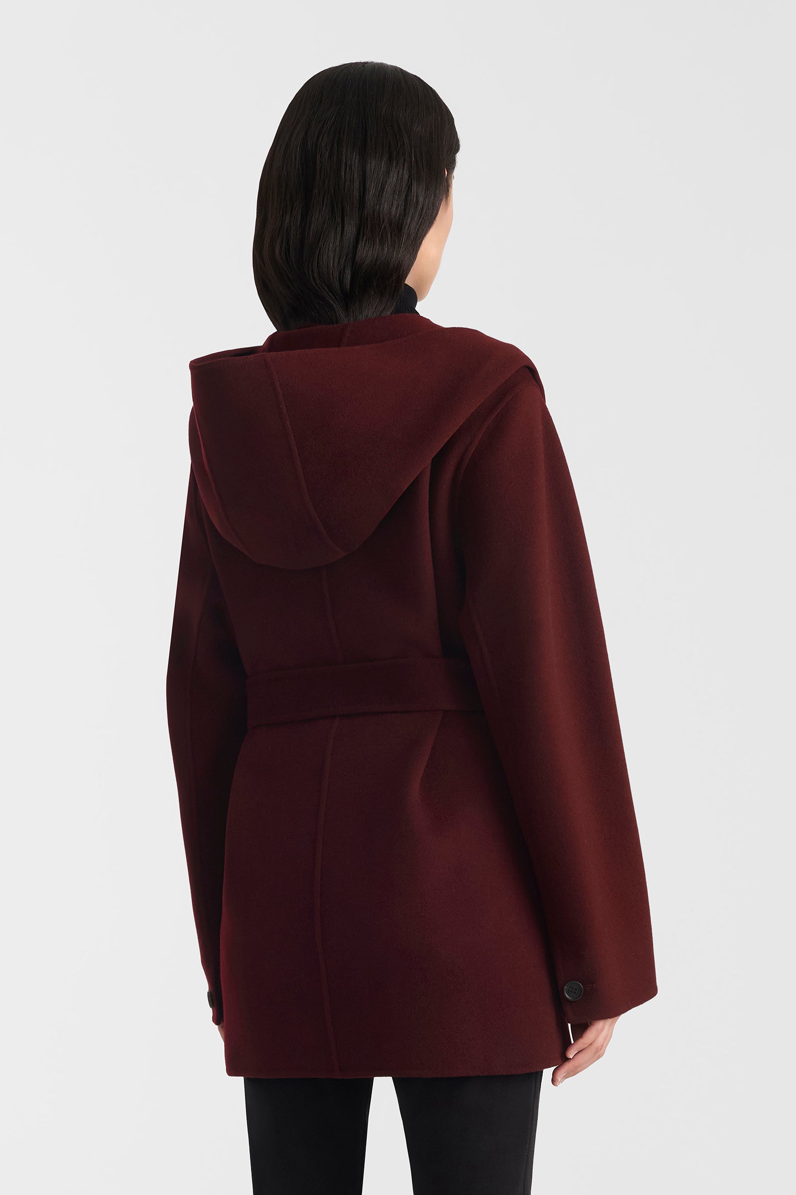 PAYA-Z Wool Wrap Coat With Sash Belt for Women | Mackage® CA