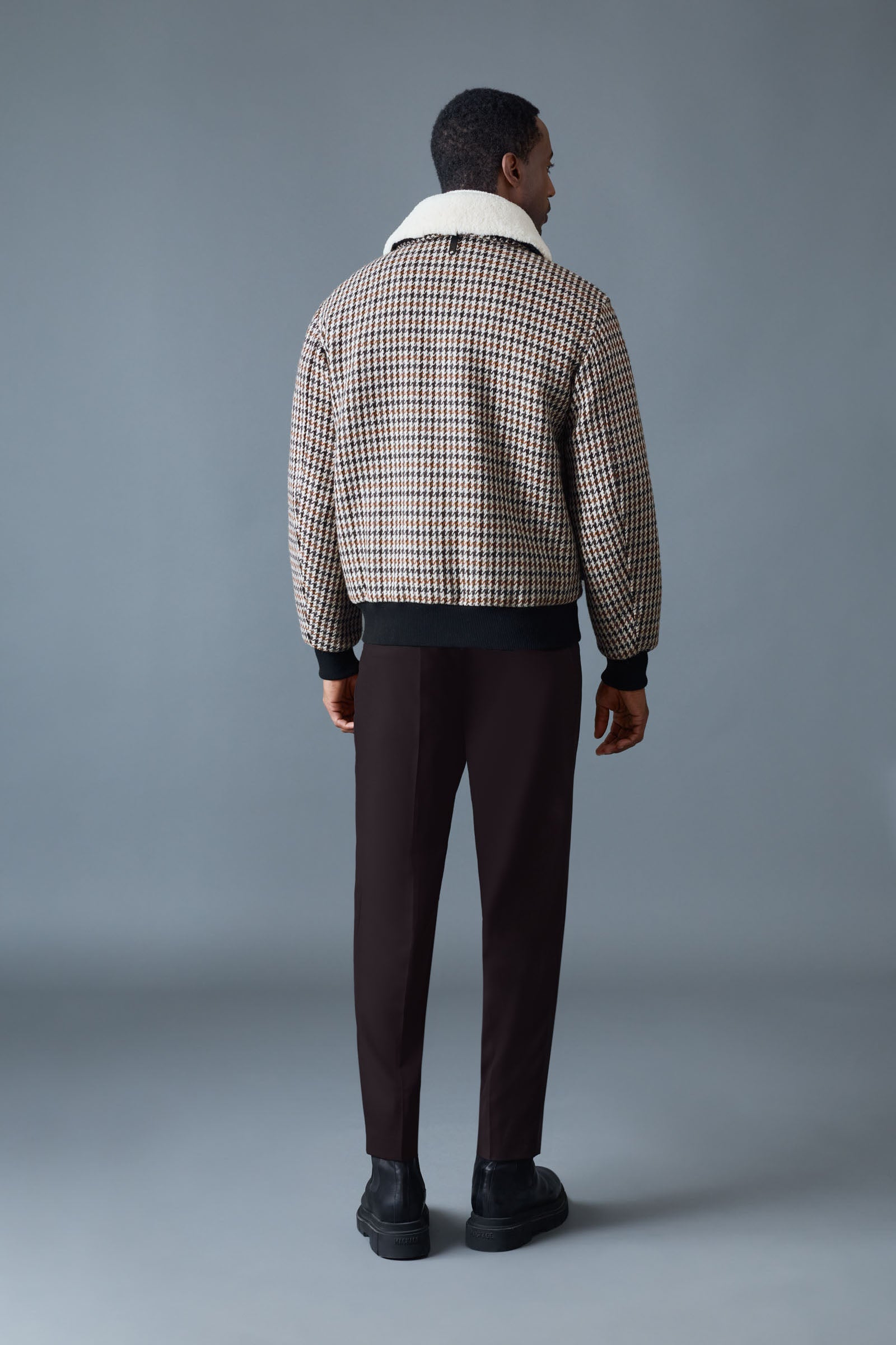 yleve イレーヴ Wool Hound's Tooth Jacket yleve イレーヴ Wool Hound's Tooth Jacket yleve イレーヴ Wool