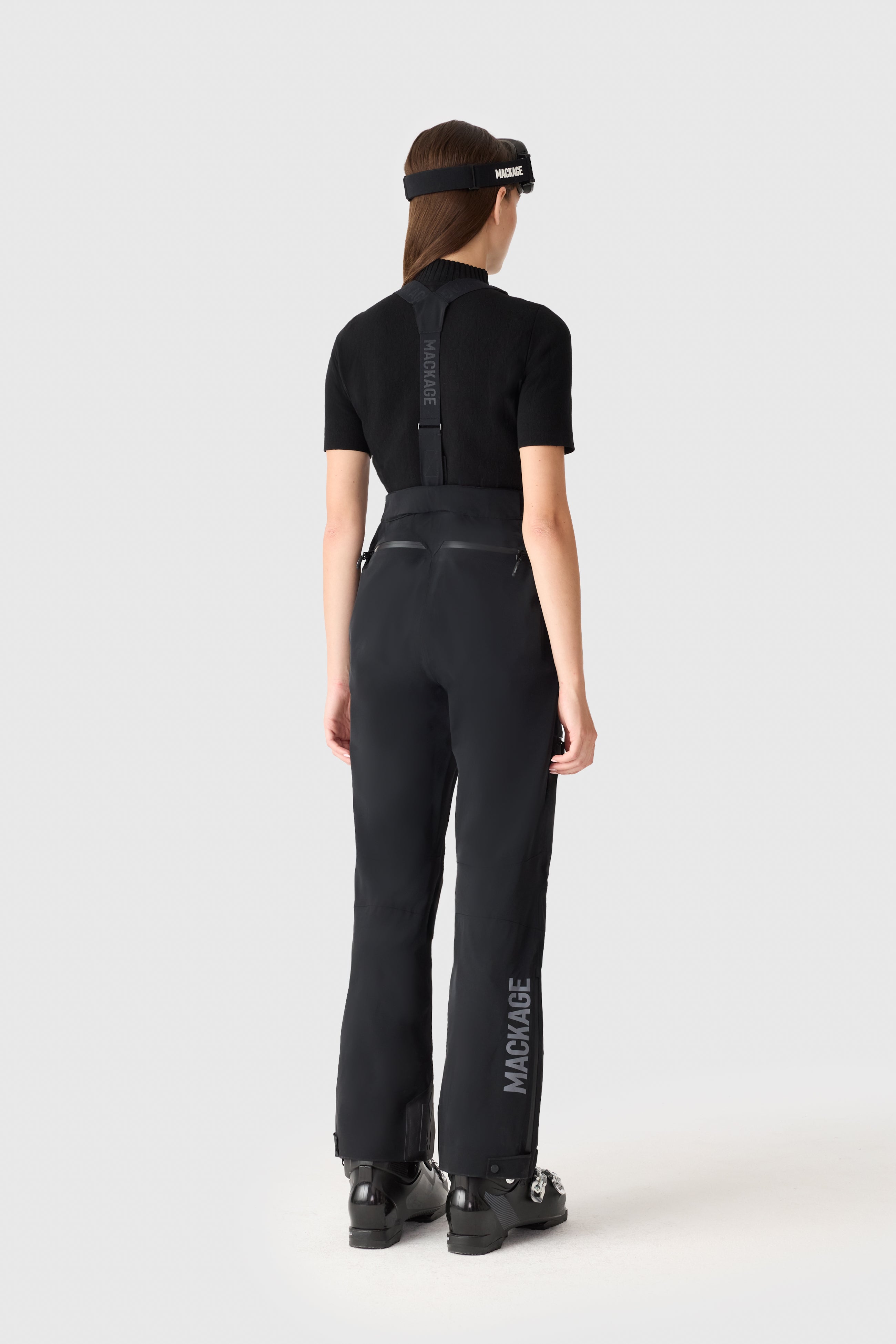 SILVANA 3-Layer Ski Pants With Suspenders for Women | Mackage Canada