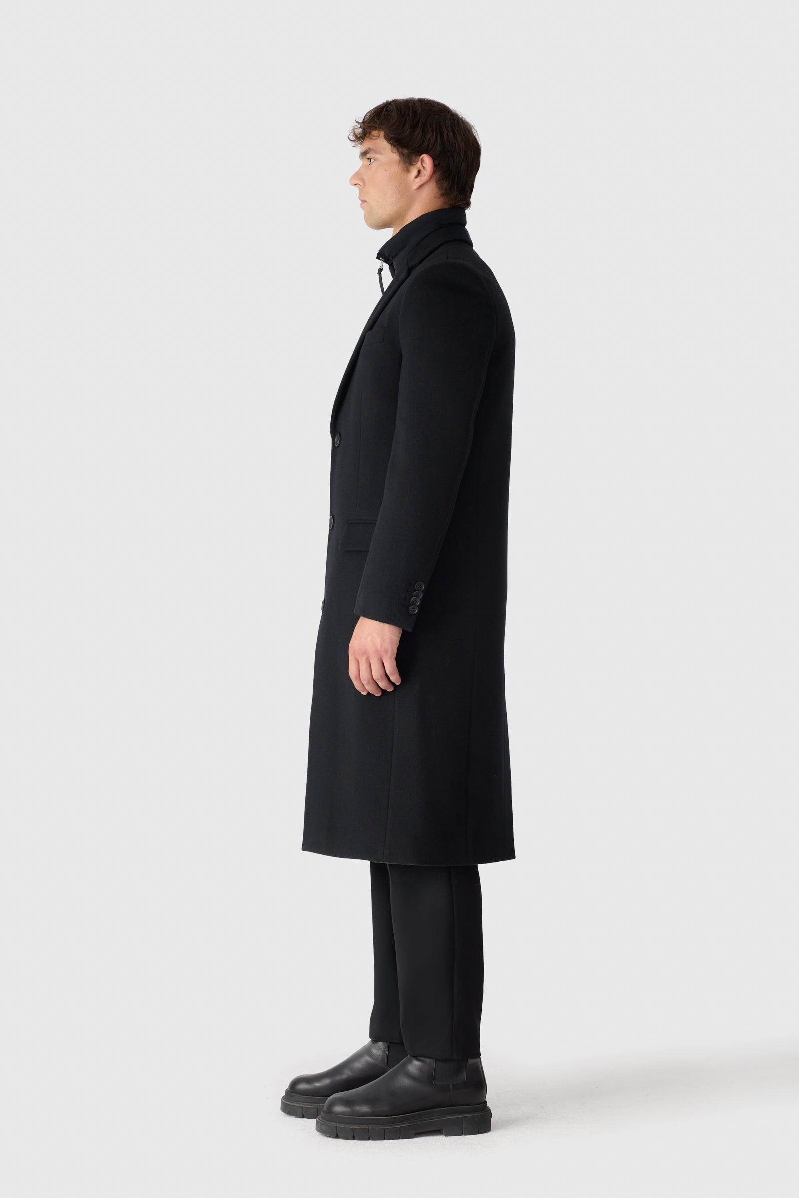 SKAI-LG 3-in-1 Wool Coat - removable Down Liner for Men | Mackage® CA
