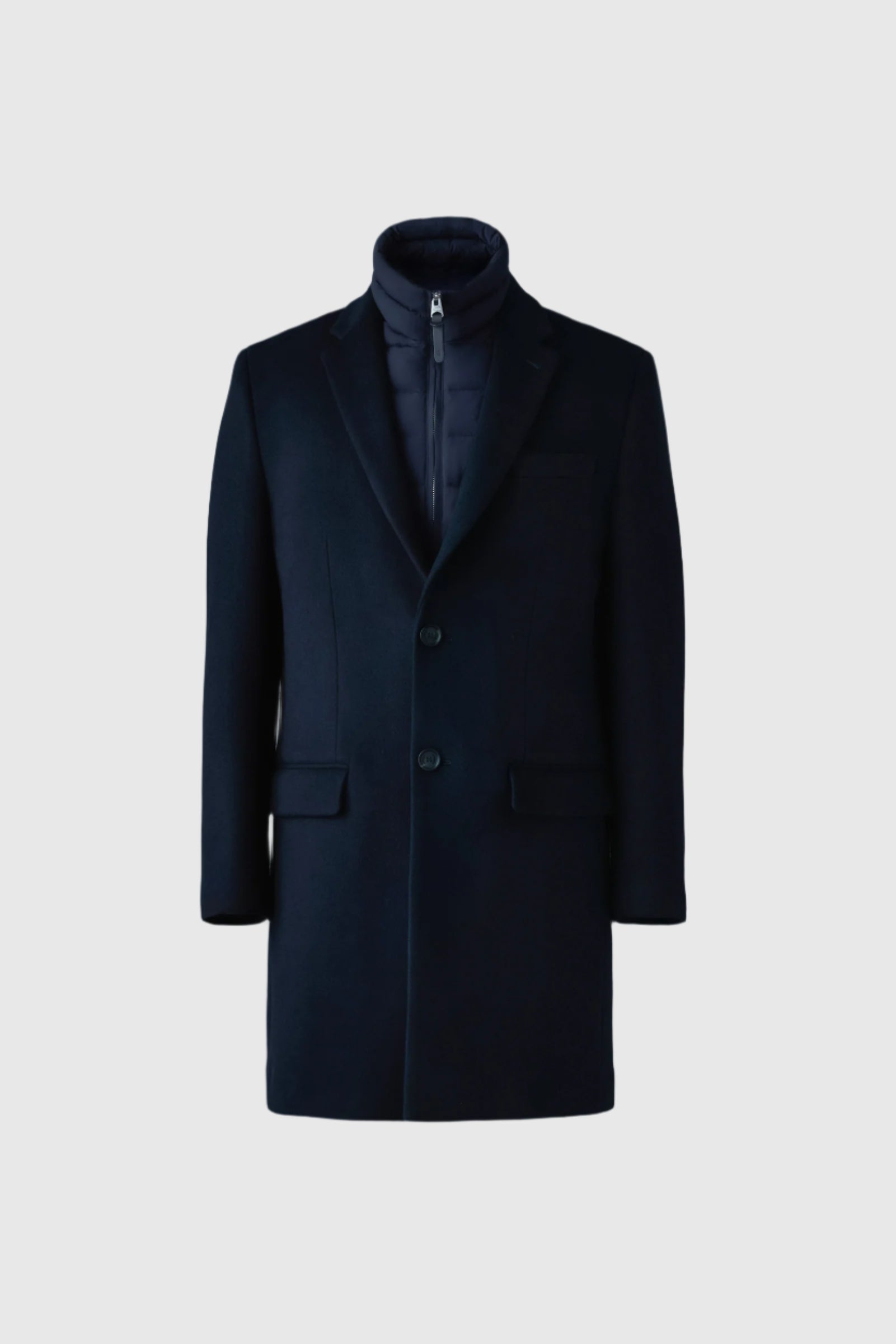 SKAI-SLB 3-in-1 wool coat - removable Down liner for Men | Mackage® CA