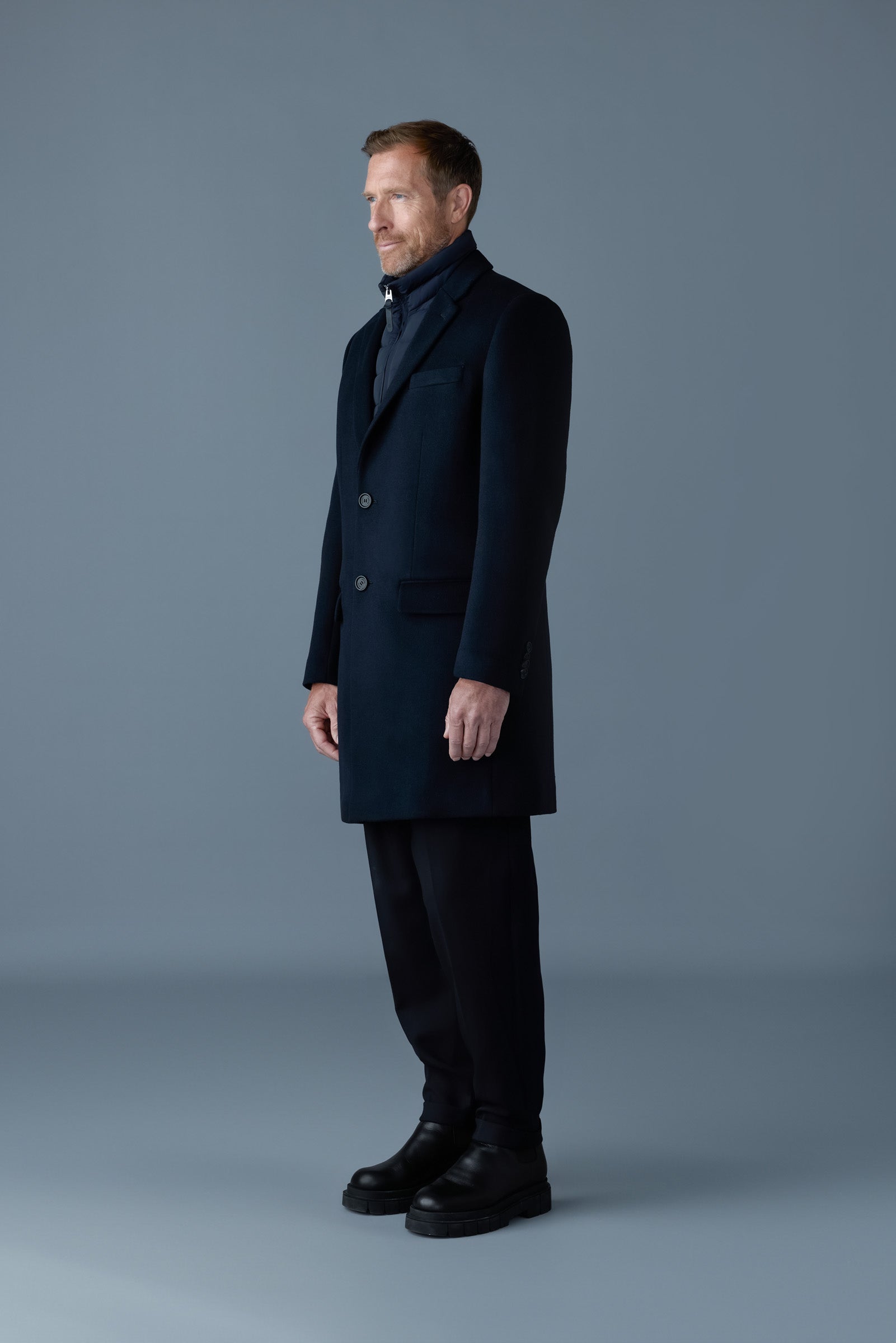 SKAI-SLB 3-in-1 wool coat - removable Down liner for Men | Mackage® CA