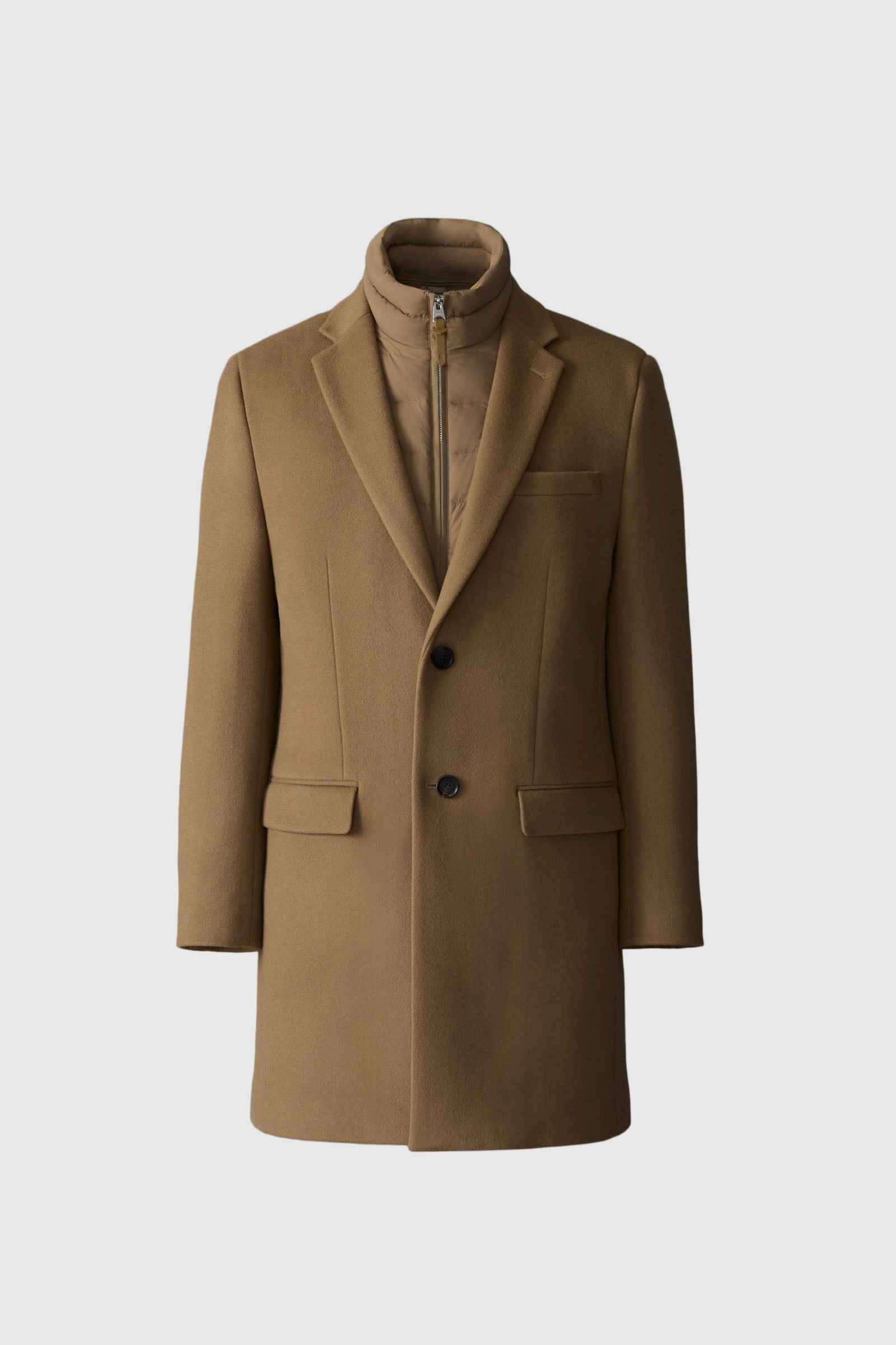 SKAI-SLB 3-in-1 wool coat - removable Down liner for Men | Mackage® CA