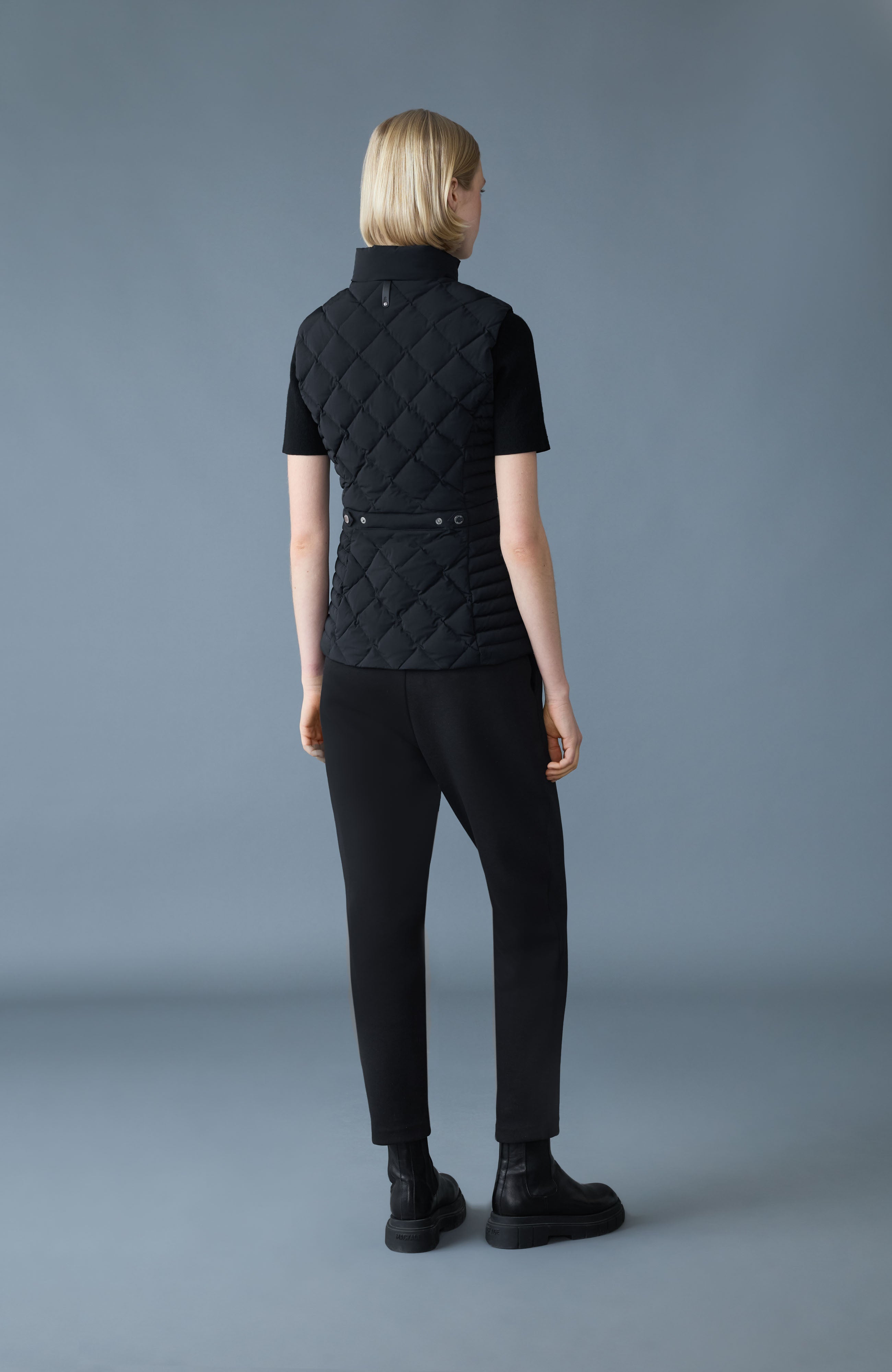 STEFANIA Diamond Quilted Down Vest for Women | Mackage® CA
