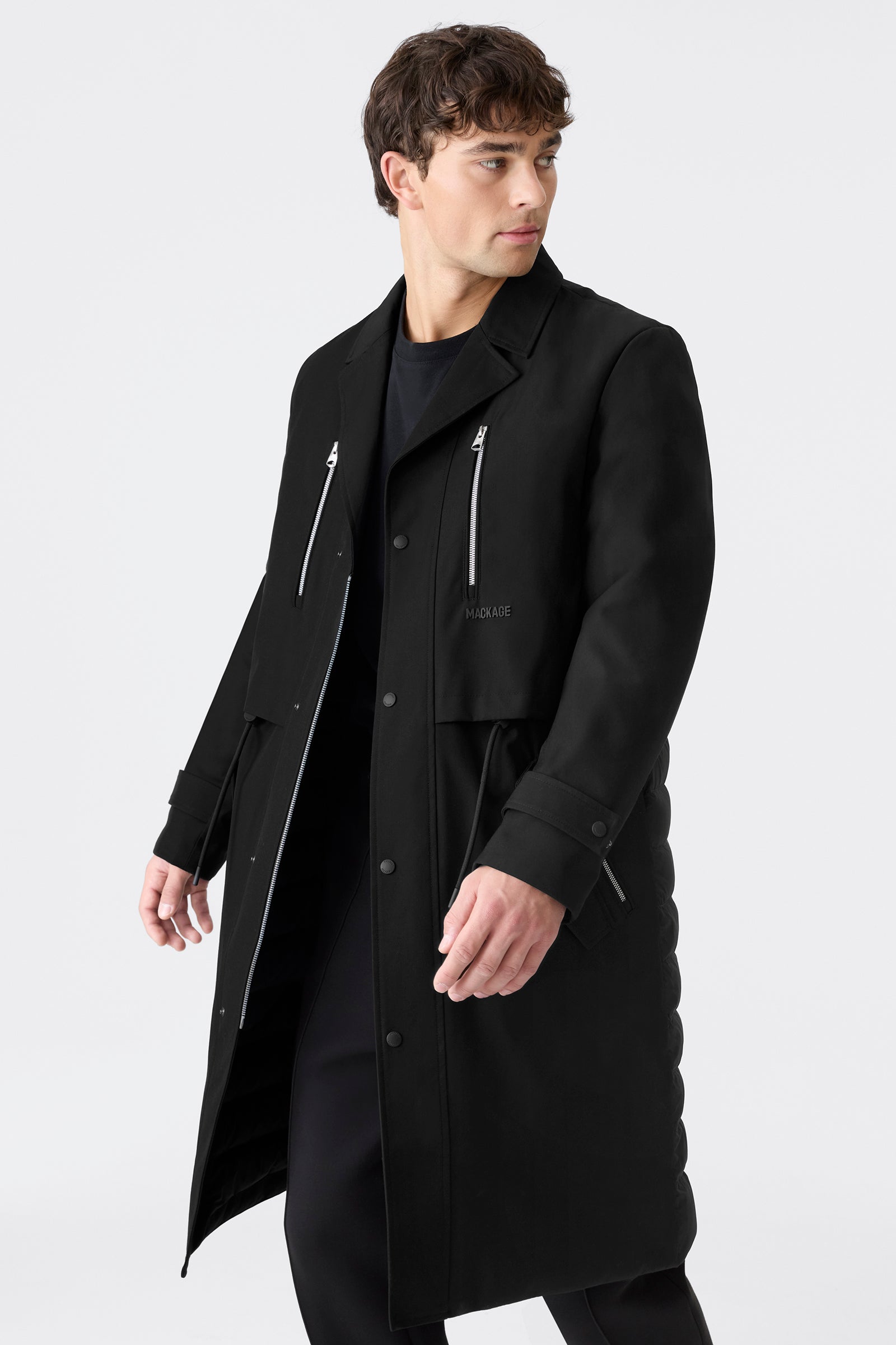 STERLING 2-in-1 Long Trench Coat for Men | Mackage® CA