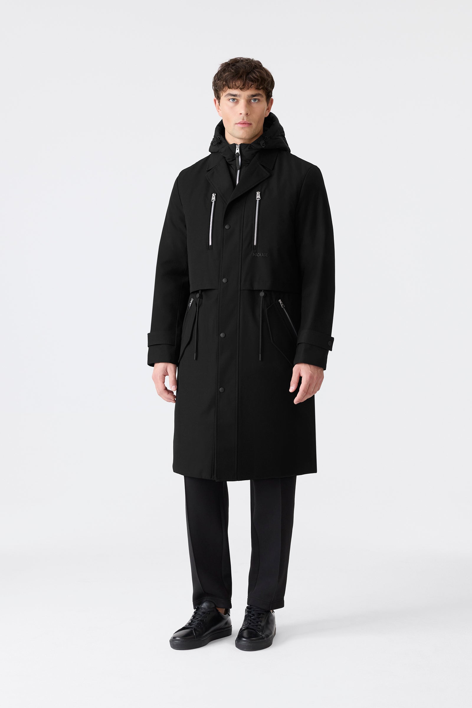 STERLING 2-in-1 Long Trench Coat for Men | Mackage® CA