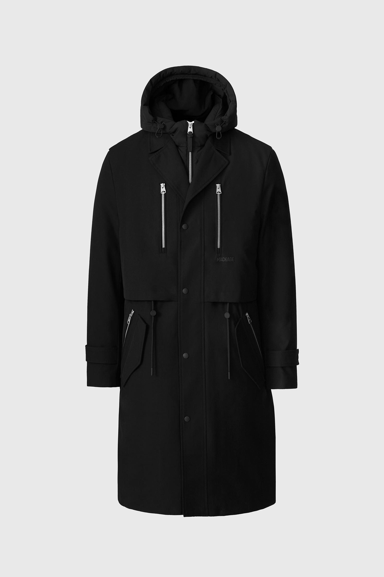 STERLING 2-in-1 Long Trench Coat for Men | Mackage® CA
