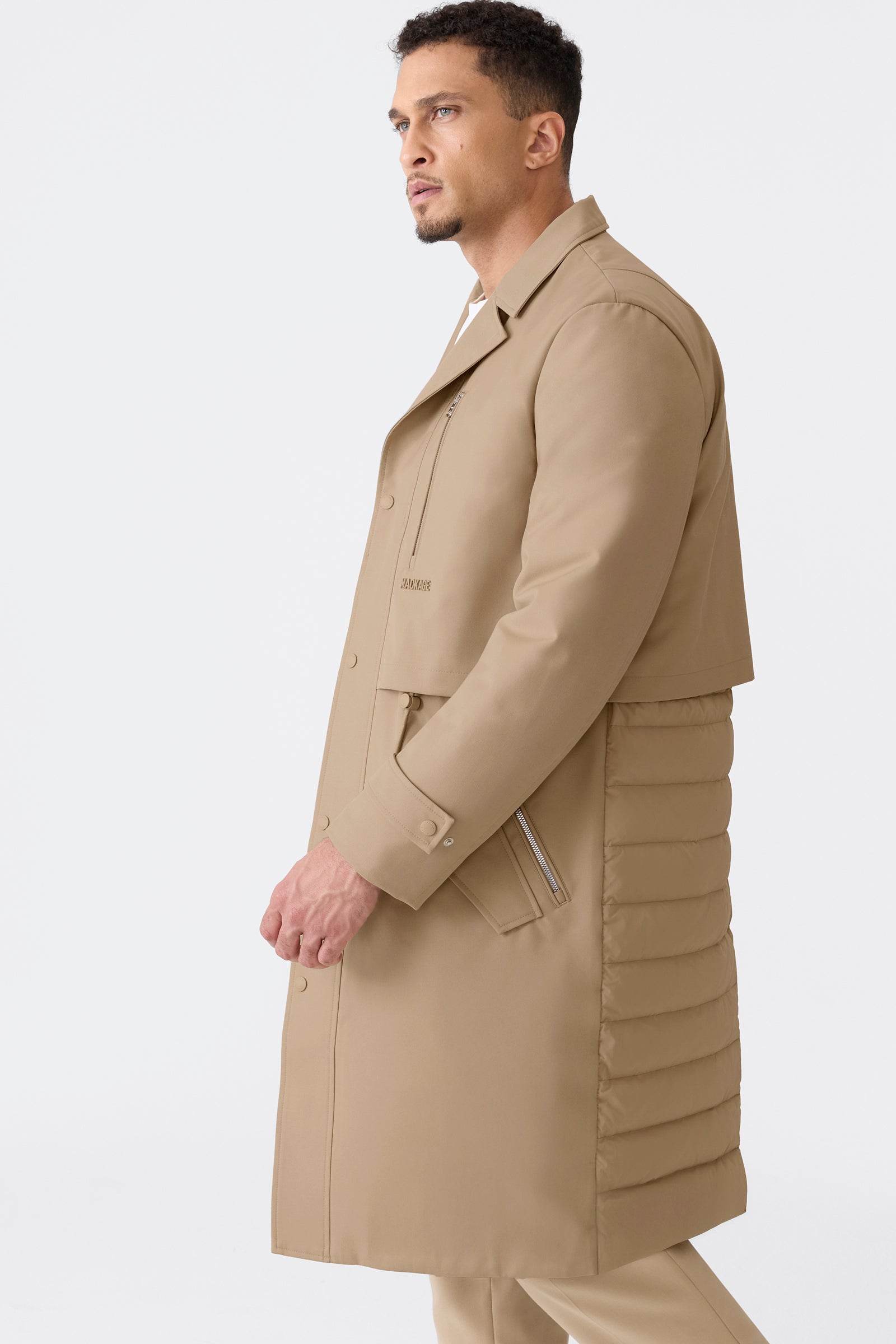 STERLING 2-in-1 Long Trench Coat for Men | Mackage® CA