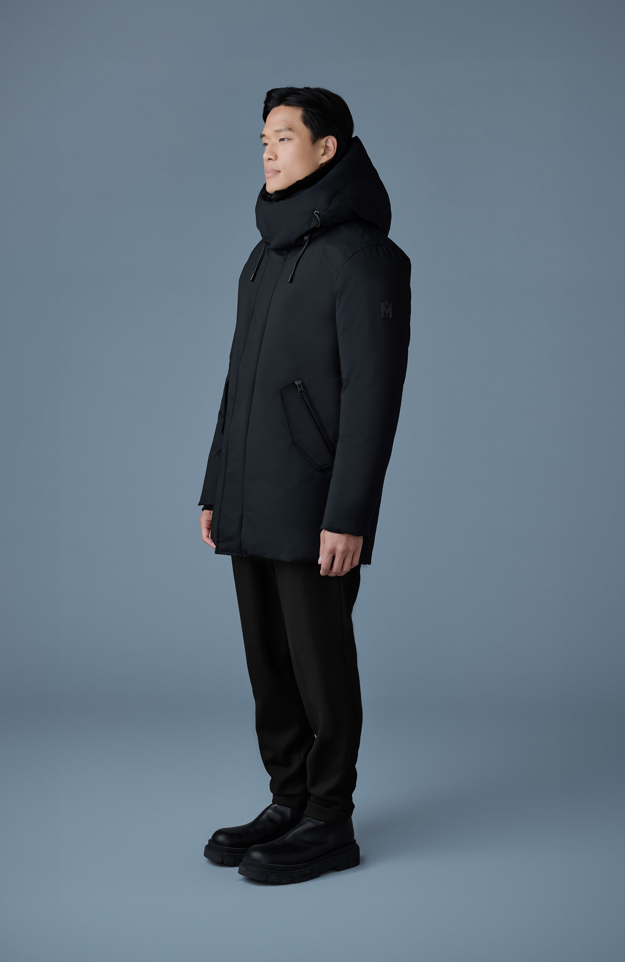 Sullivan-F, 2-in-1 Down Coat with Removable Bib | Mackage® Canada