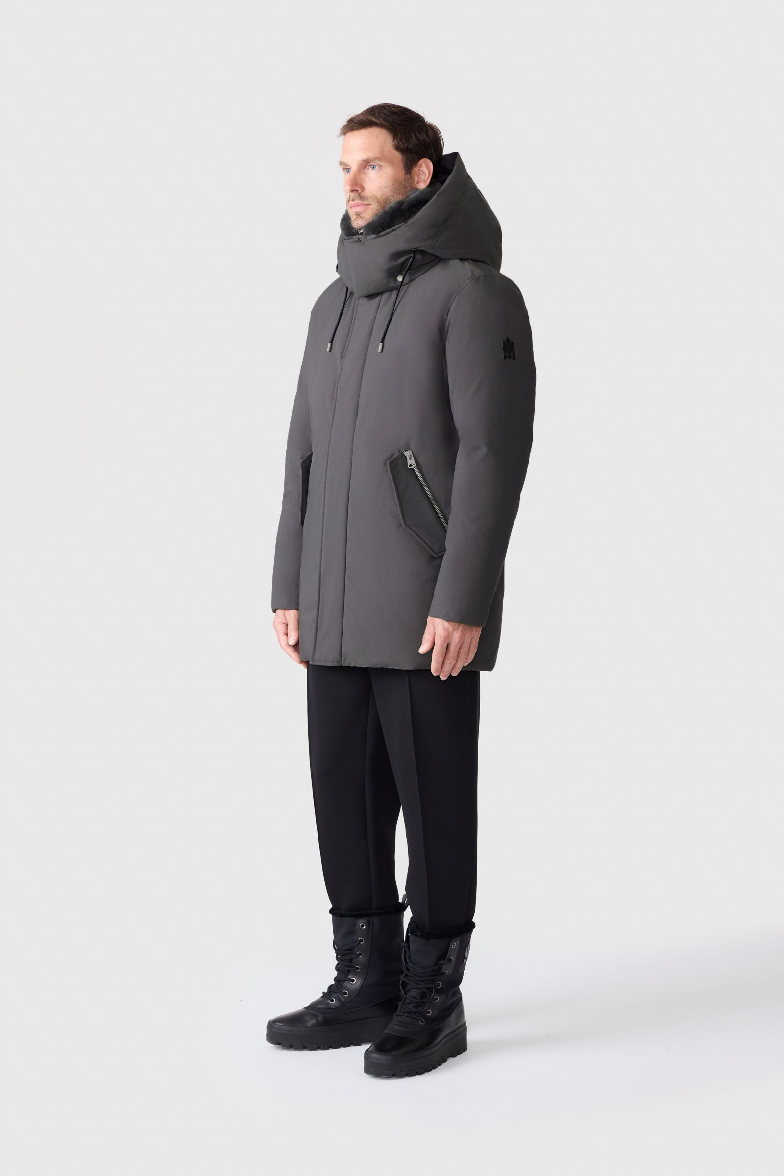 Sullivan-F, 2-in-1 Down Coat with Removable Bib | Mackage® Canada