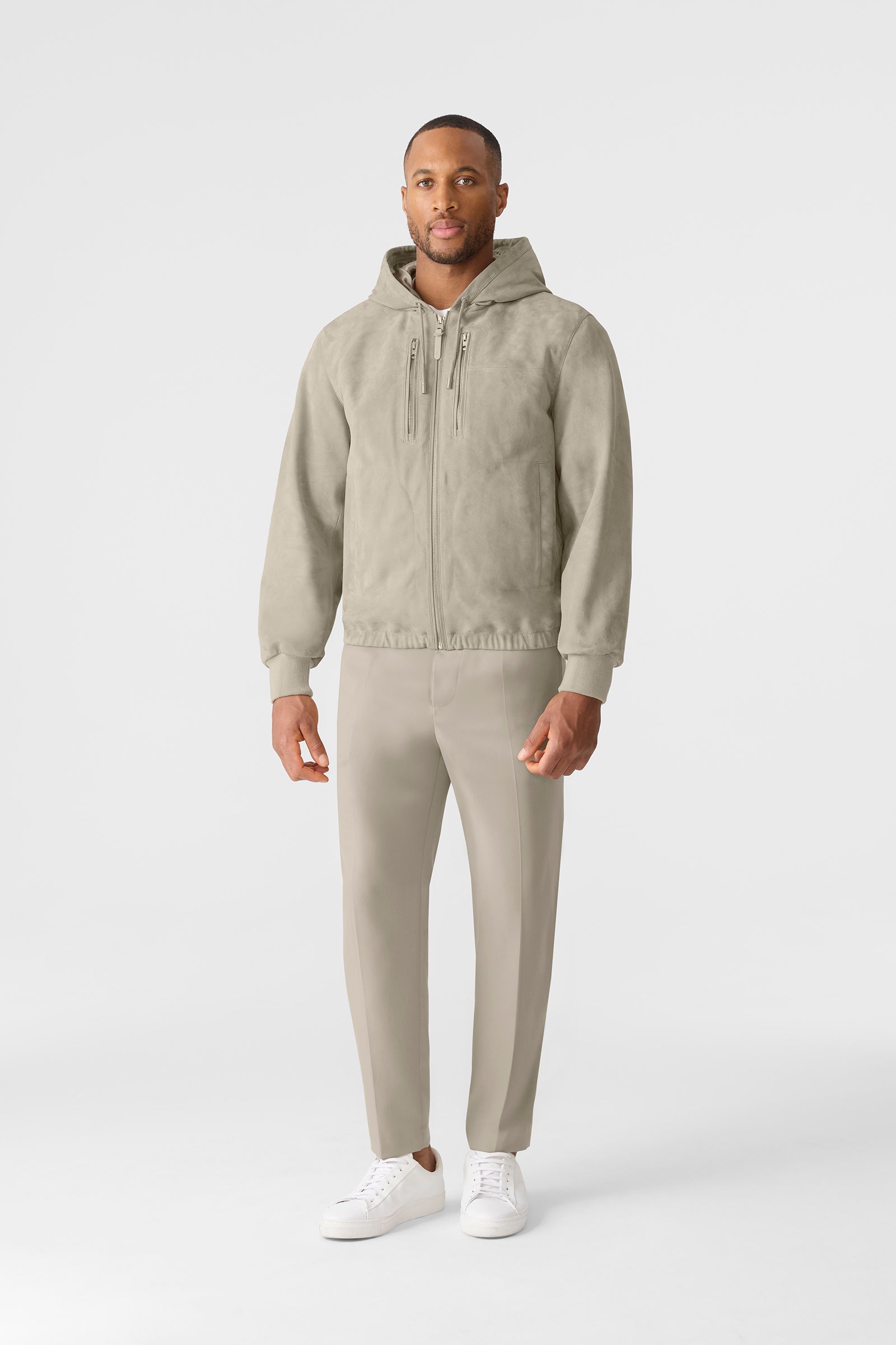 SYLAS-SU Suede Hooded Jacket for Men | Mackage® CA