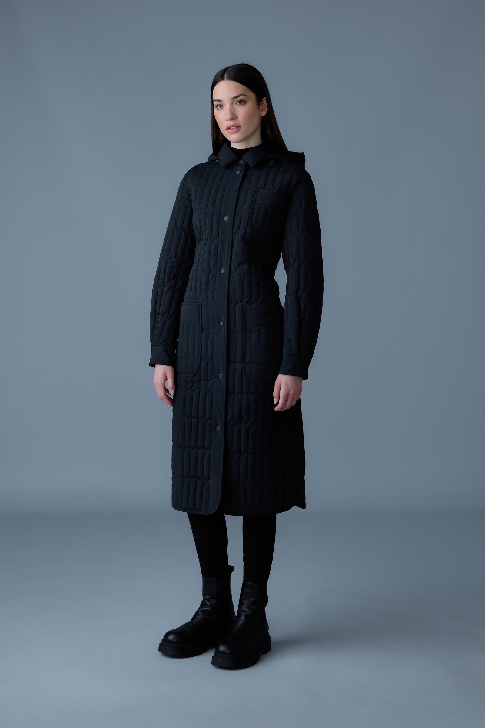 Tadoka, light down vertical quilted coat | Mackage® Canada