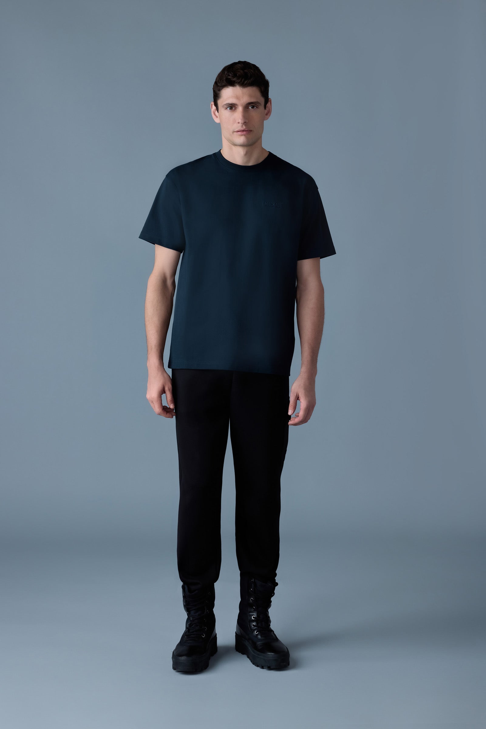 Tee-R, tee-shirt with mackage silicone logo | Mackage® Canada