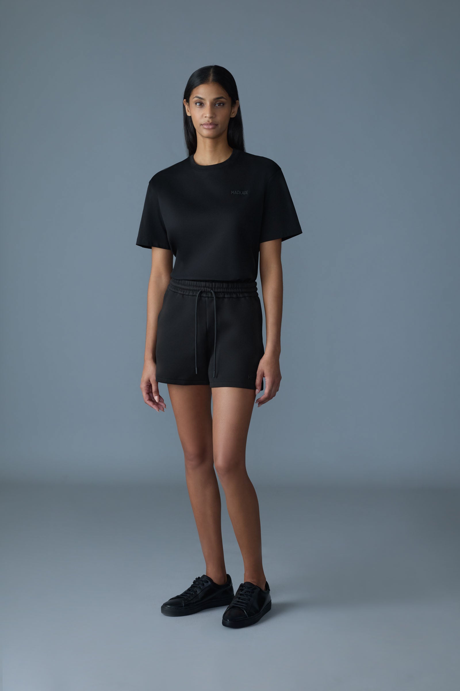 Tee-W - T-Shirt With Mackage Silicone Logo | Mackage® CA