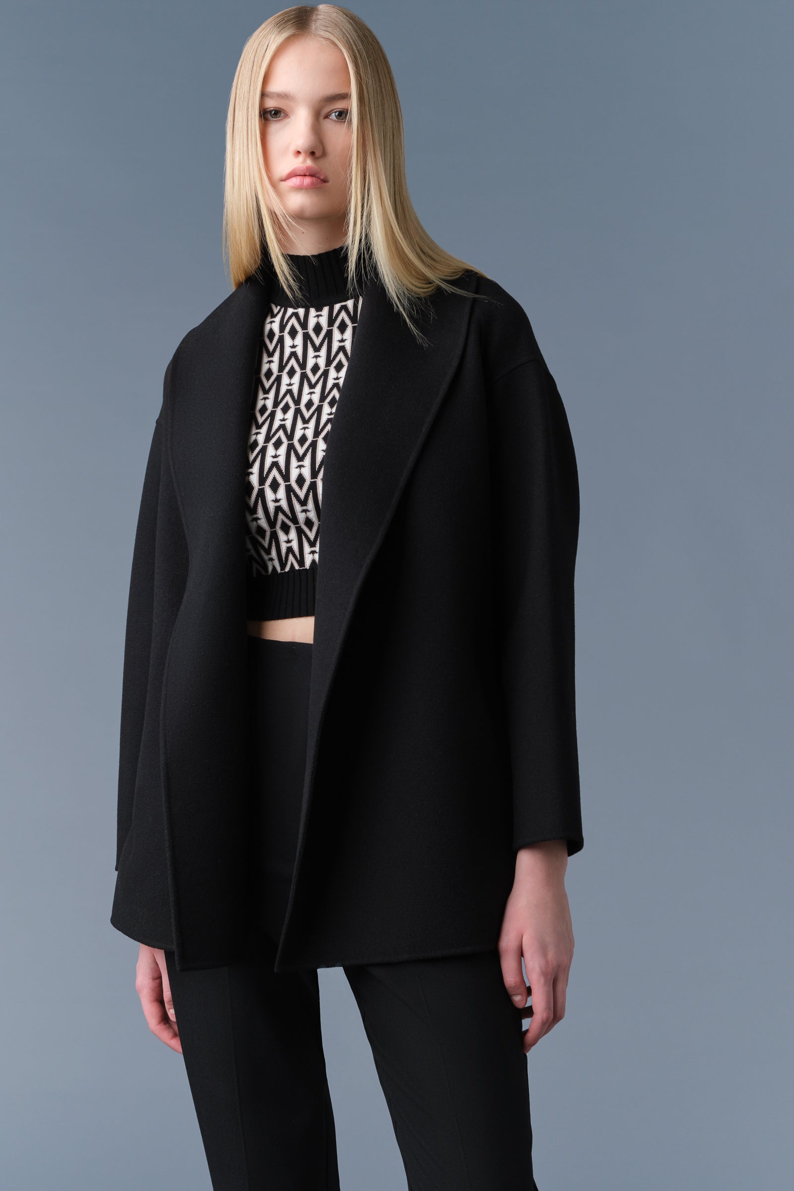 ジャケット・アウター IRENE AW22 Bi Color Double Faced Coat IRENE/アイレネ/Bi Color Double Faced Coat