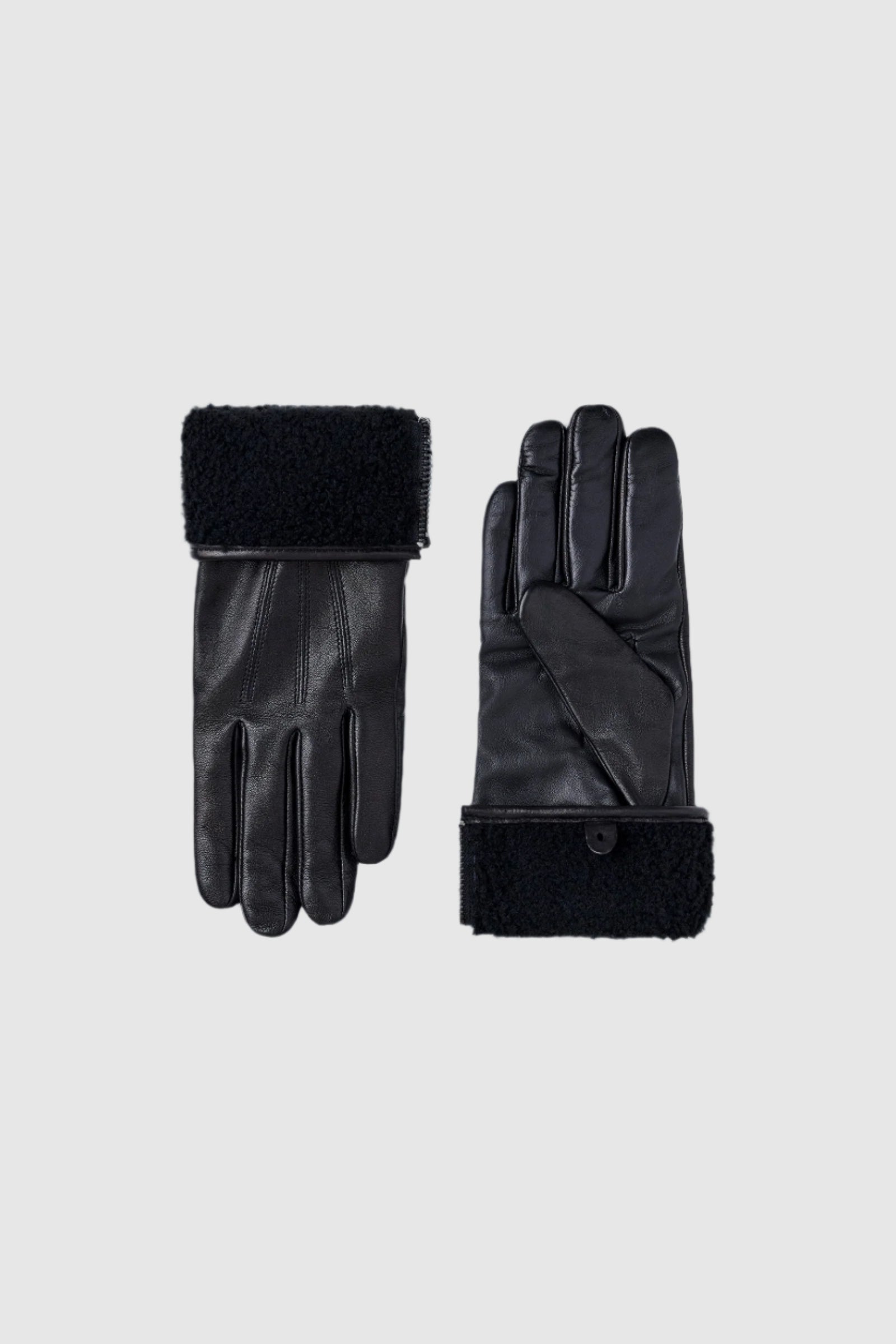 WILLISLEATHER glove with shearling cuff for Women | Mackage® CA
