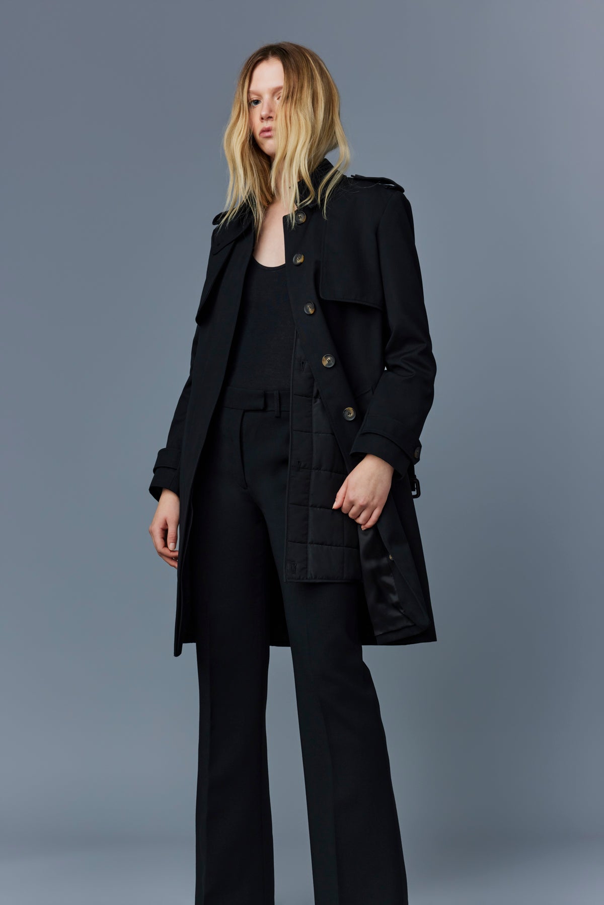 ジャケット・アウター GANGSTERVILLE 18aw CLASSIC TRENCH COAT M WINN-Z 2-in-1 classic trench coat for Women | Mackage® CA