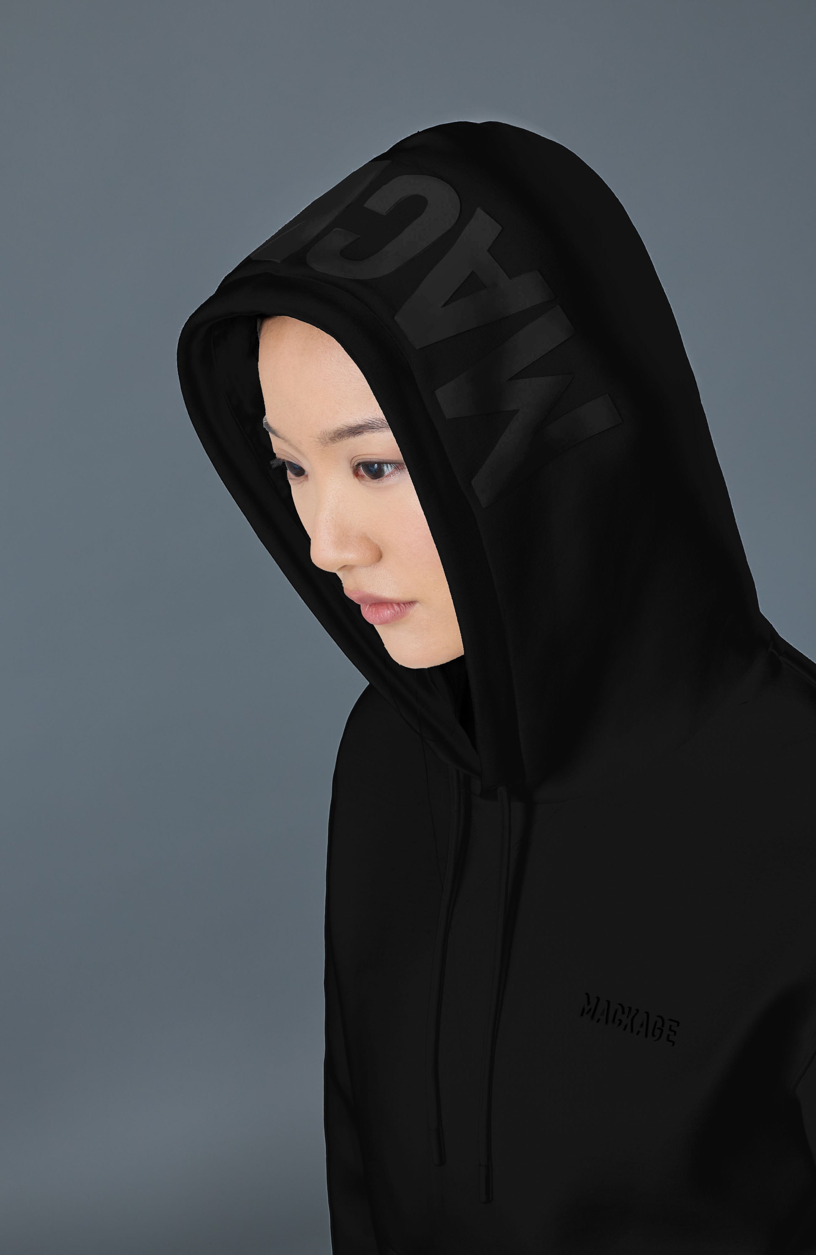 ZOSIA Double-Face Jersey Logo Hoodie for Women | Mackage® CA