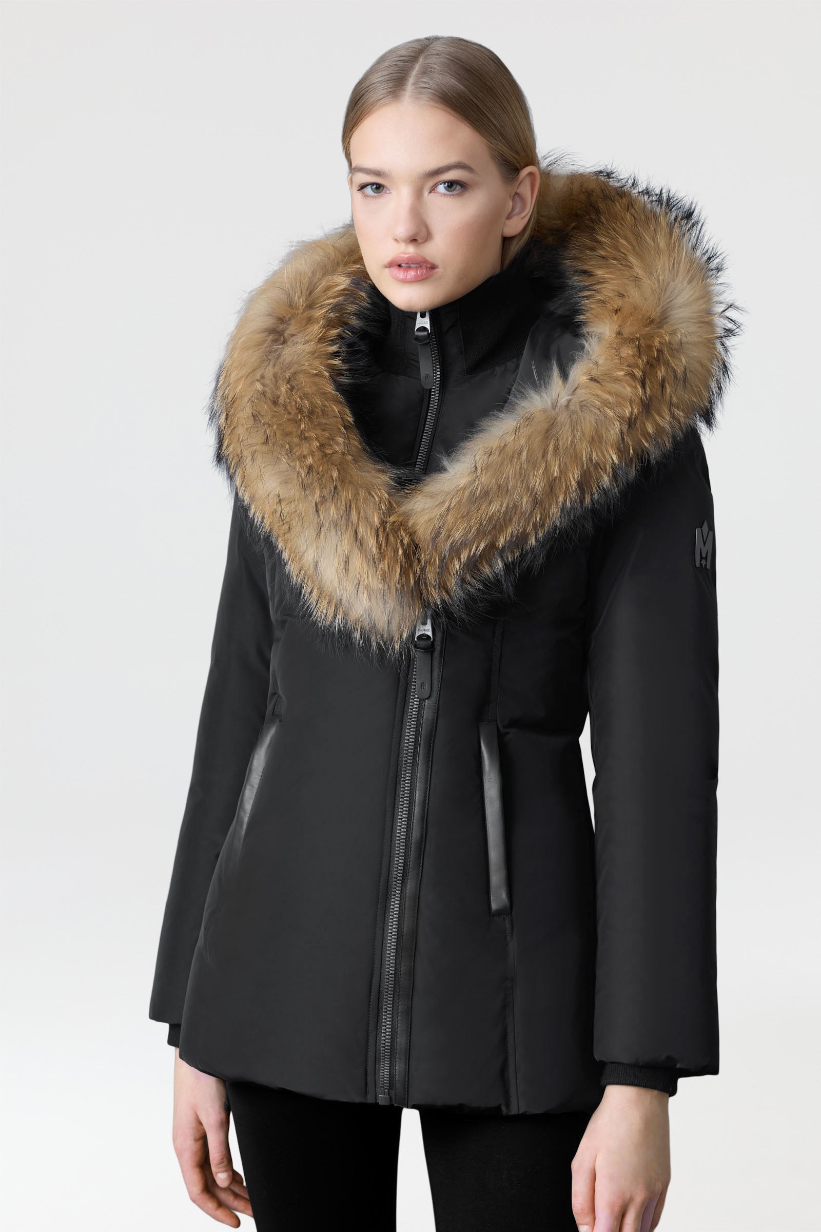 Adali-F, Down coat with natural fur Signature Mackage Collar Adali-F, Down coat with natural fur Signature Mackage Collar