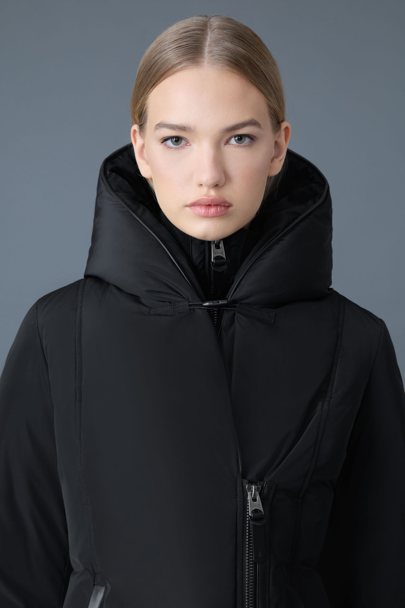 Adali-NFR, Down coat with Signature Mackage Collar for Adali-NFR, Down coat with Signature Mackage Collar for