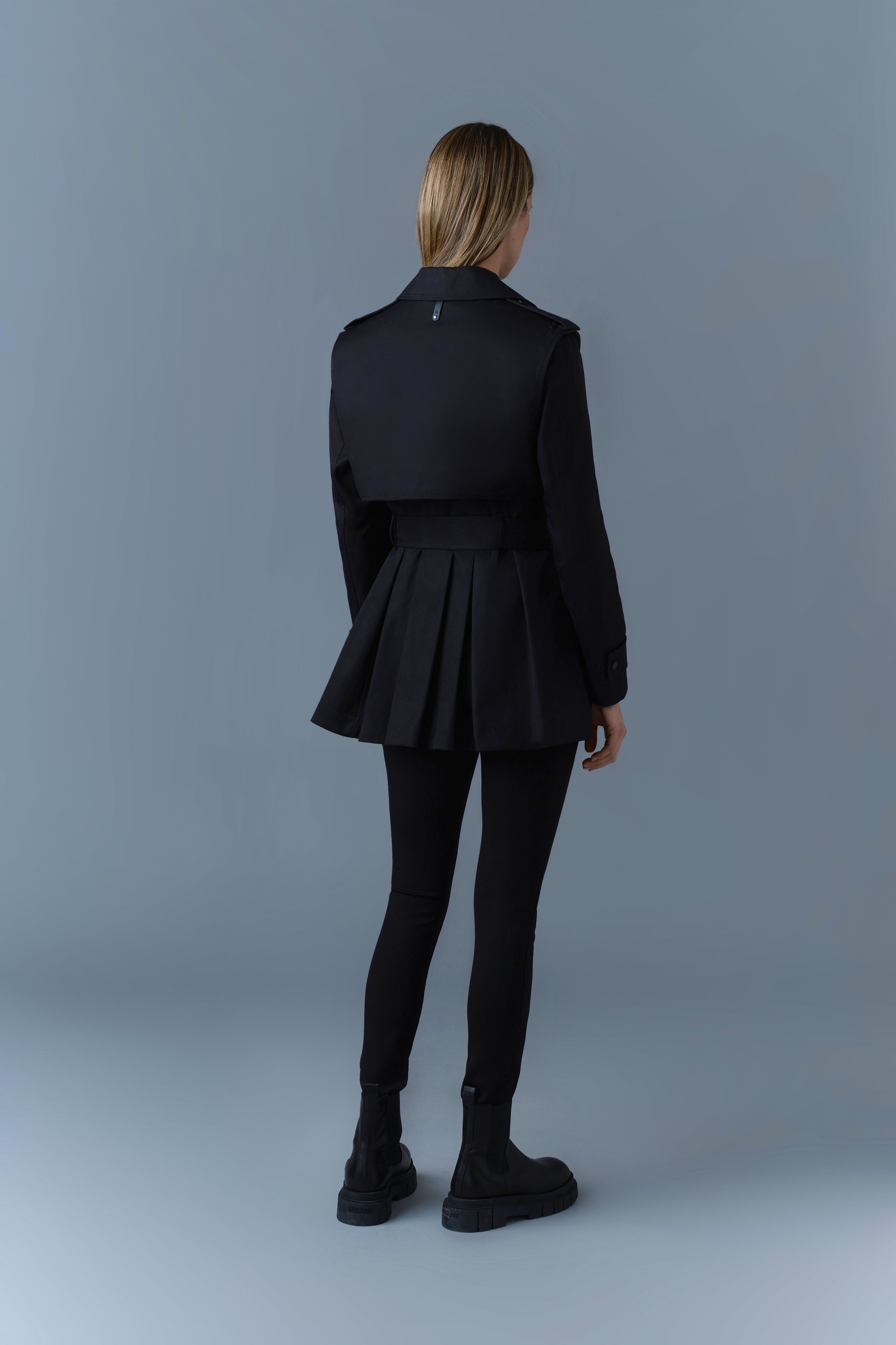 Adva, Mid-Length buckled belt trench | Mackage® Canada