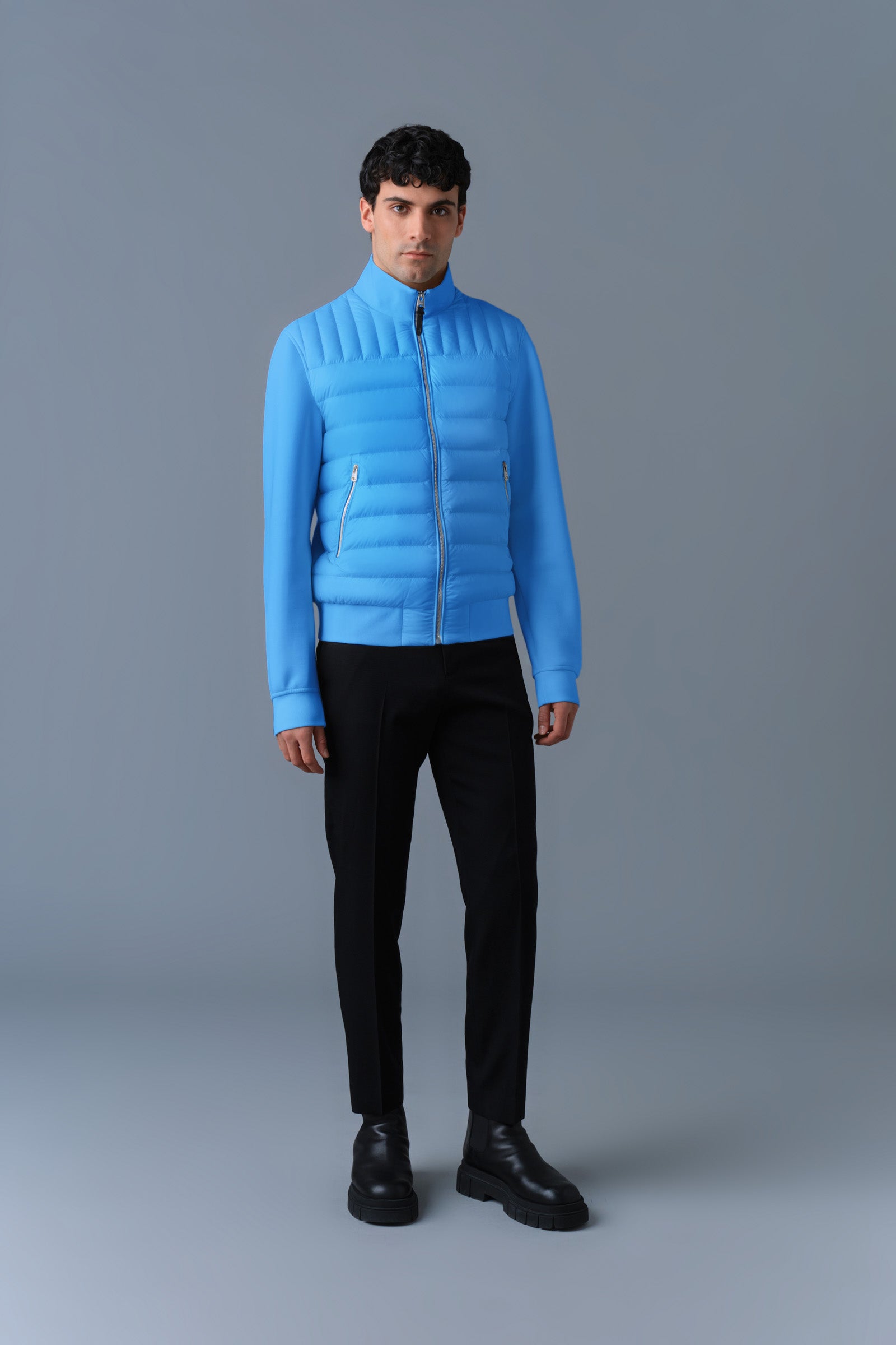 Collin-R, Nano down mixed media bomber jacket | Mackage® Canada