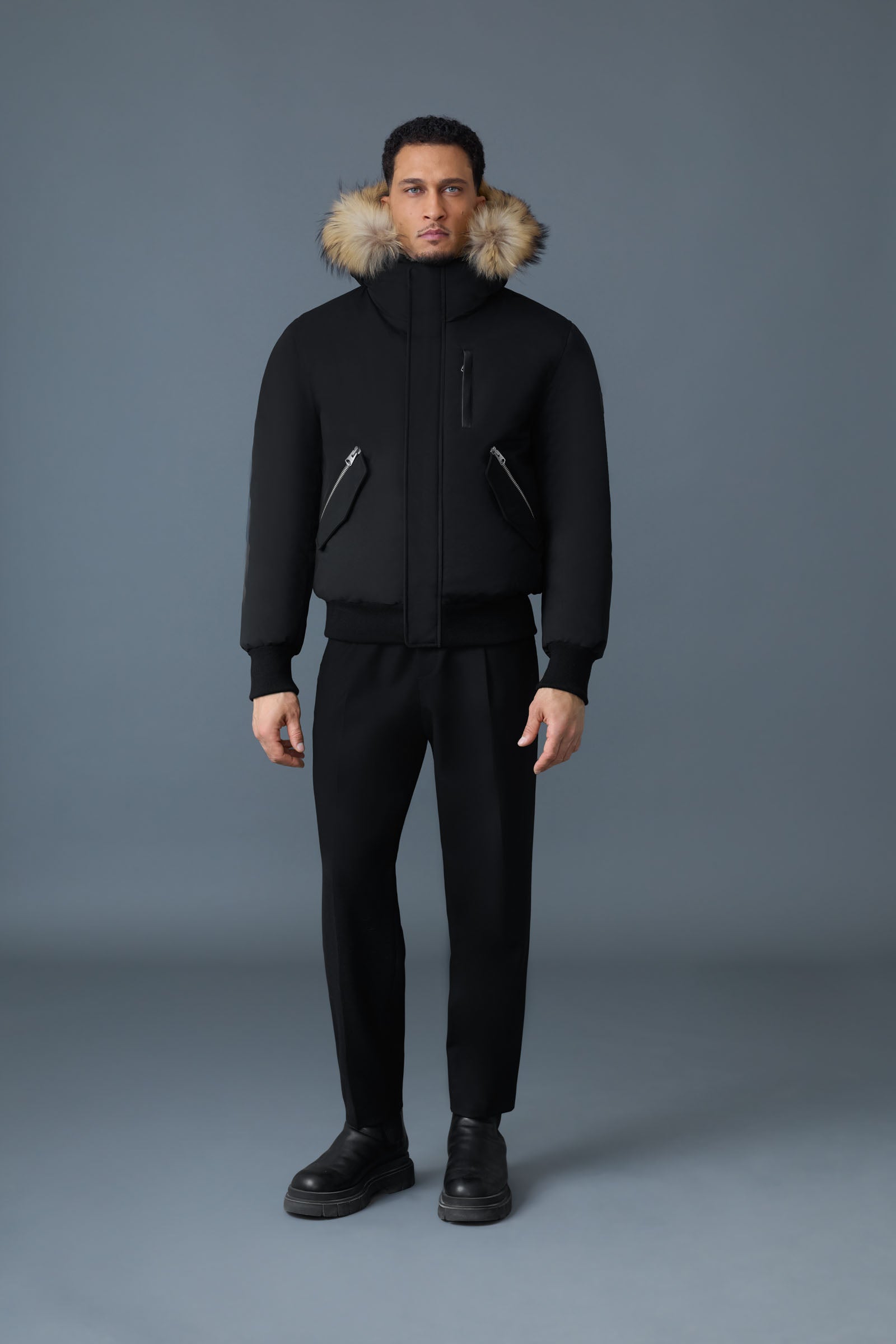 DIXON-F 2-in-1 Down bomber with fur for Men | Mackage® CA