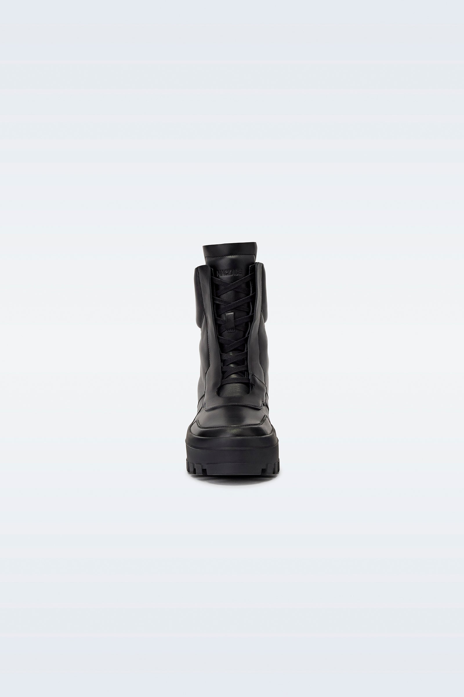 Ekon, Leather mid-calf lace-up boots for ladies | Mackage® Canada