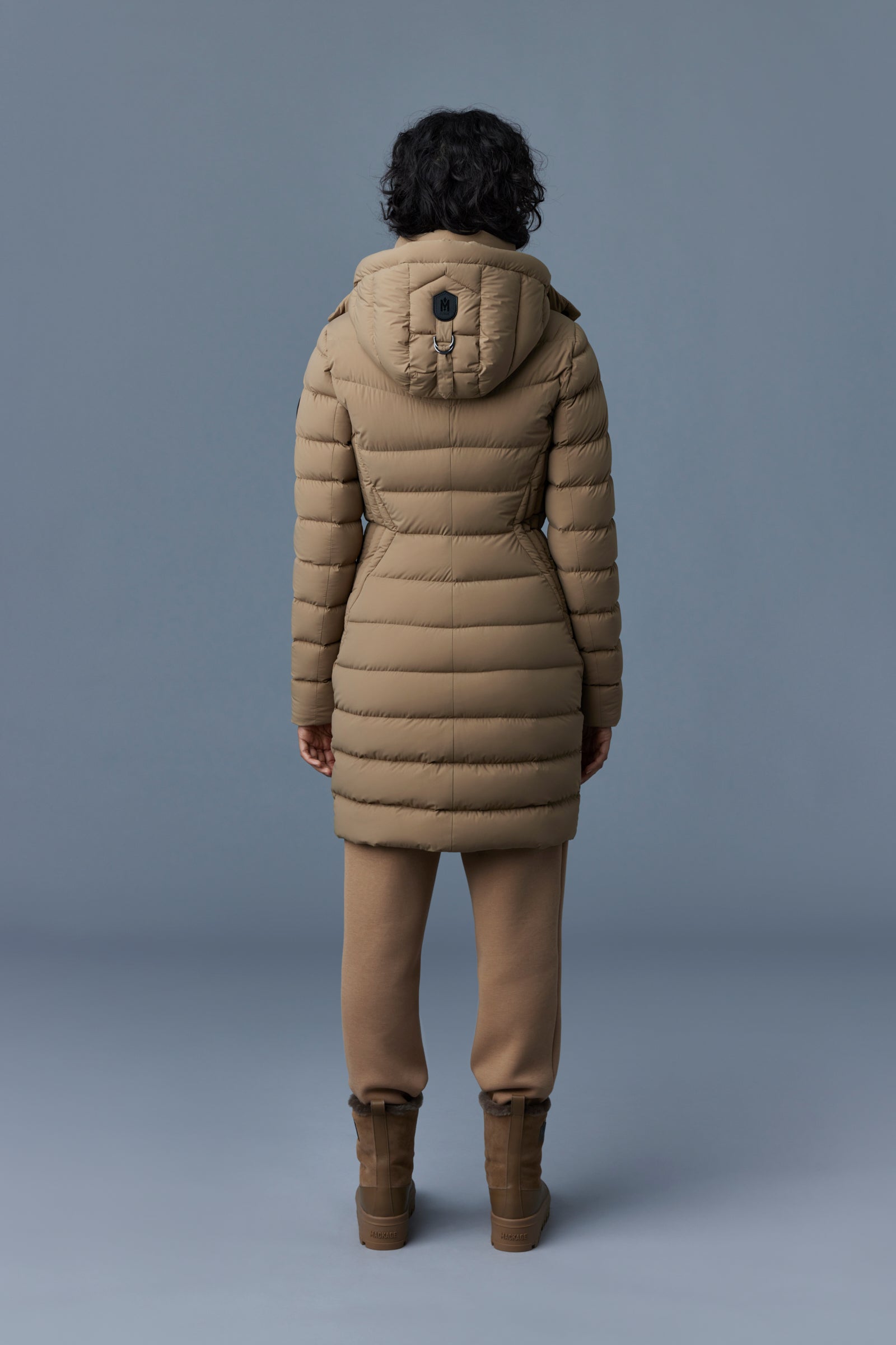 Farren, Agile-360 down coat with removable hood for ladies