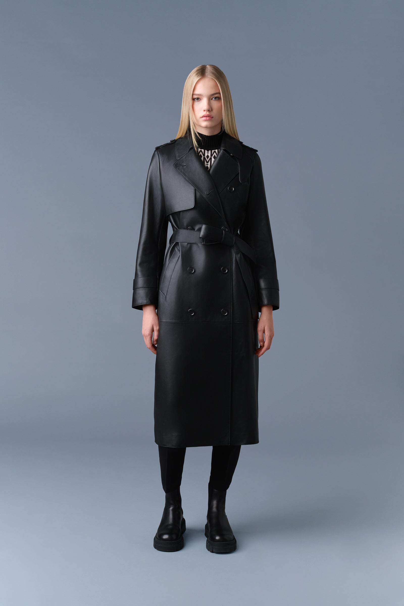 GAEL-V Double-Breasted Trench for Women | Mackage CA