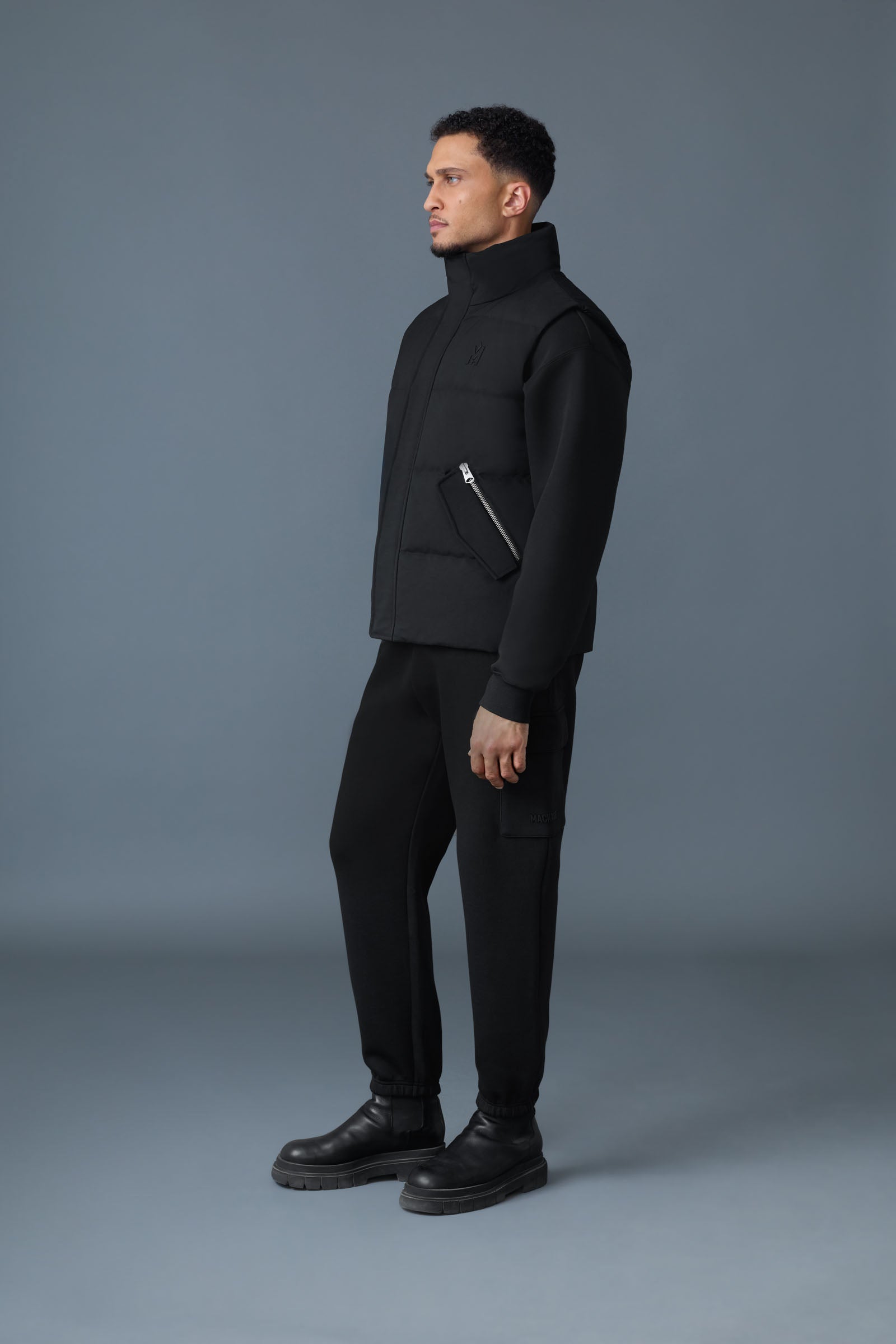 Joseph, Nordic Tech down vest with funnel collar for men | Mackage