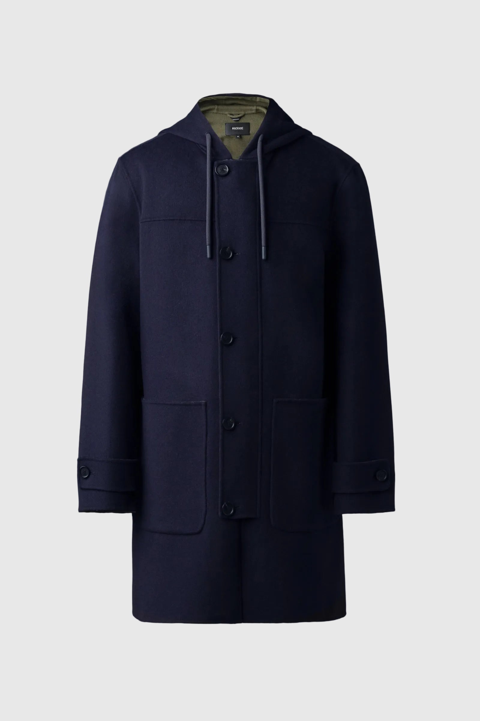 Joshua, Double-Face wool long coat | Mackage® Canada