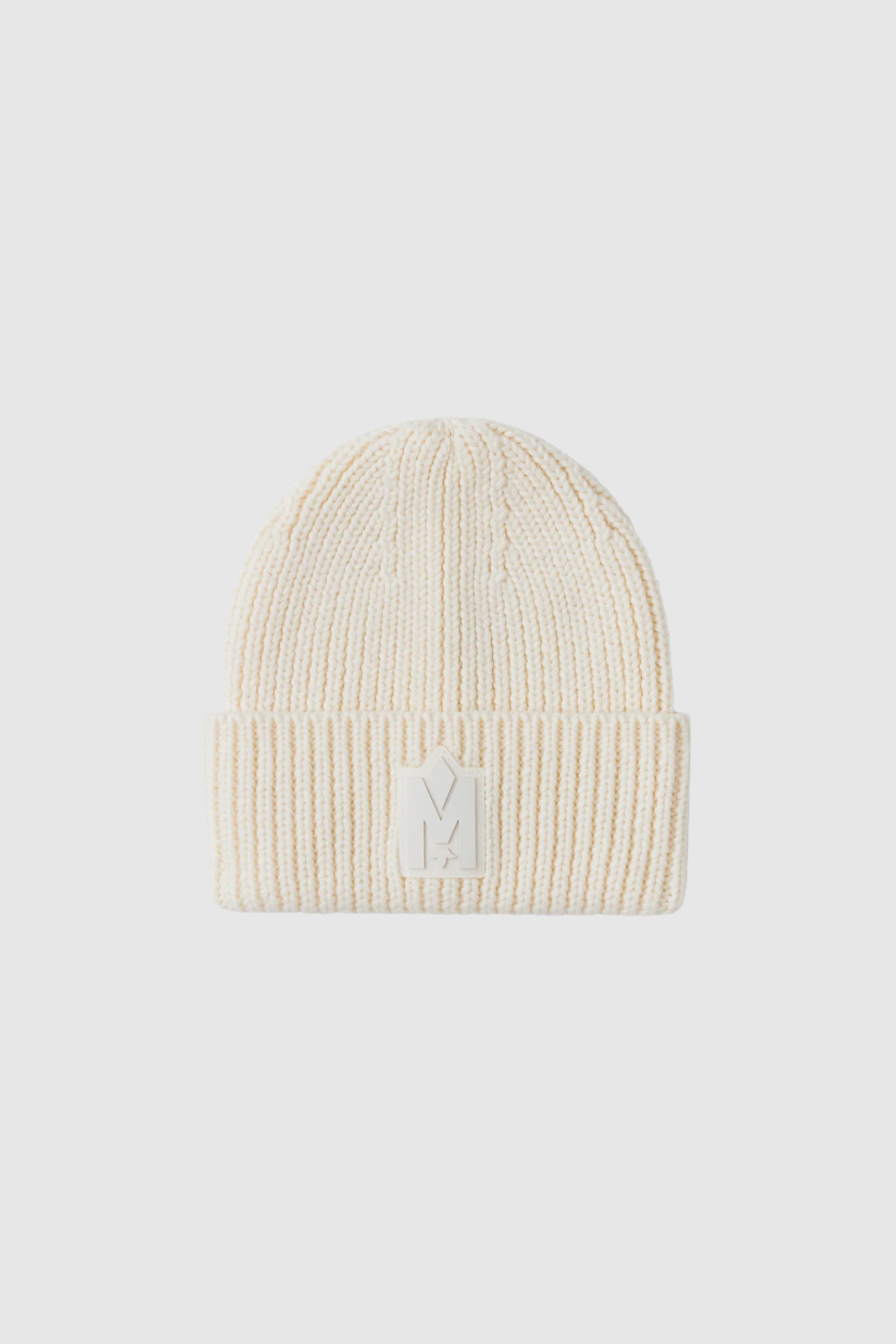 MACKAGE ニットビーニー クリーム Jude, Hand-knit toque with ribbed cuff for men | Mackage® Canada