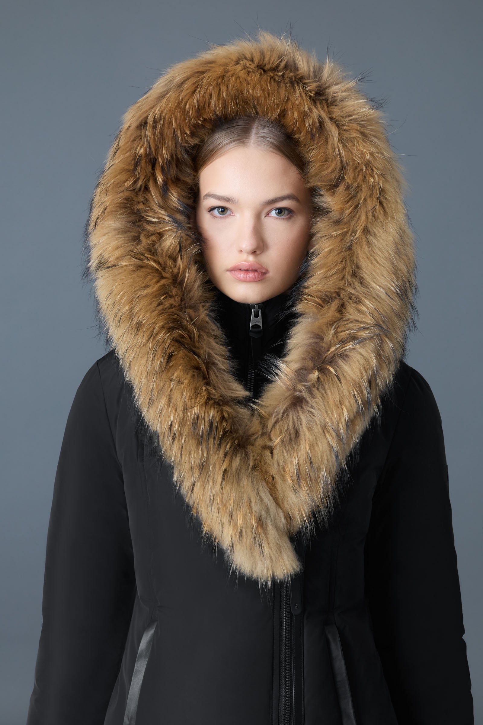 KAY-F Down coat with fur for Women | Mackage® CA