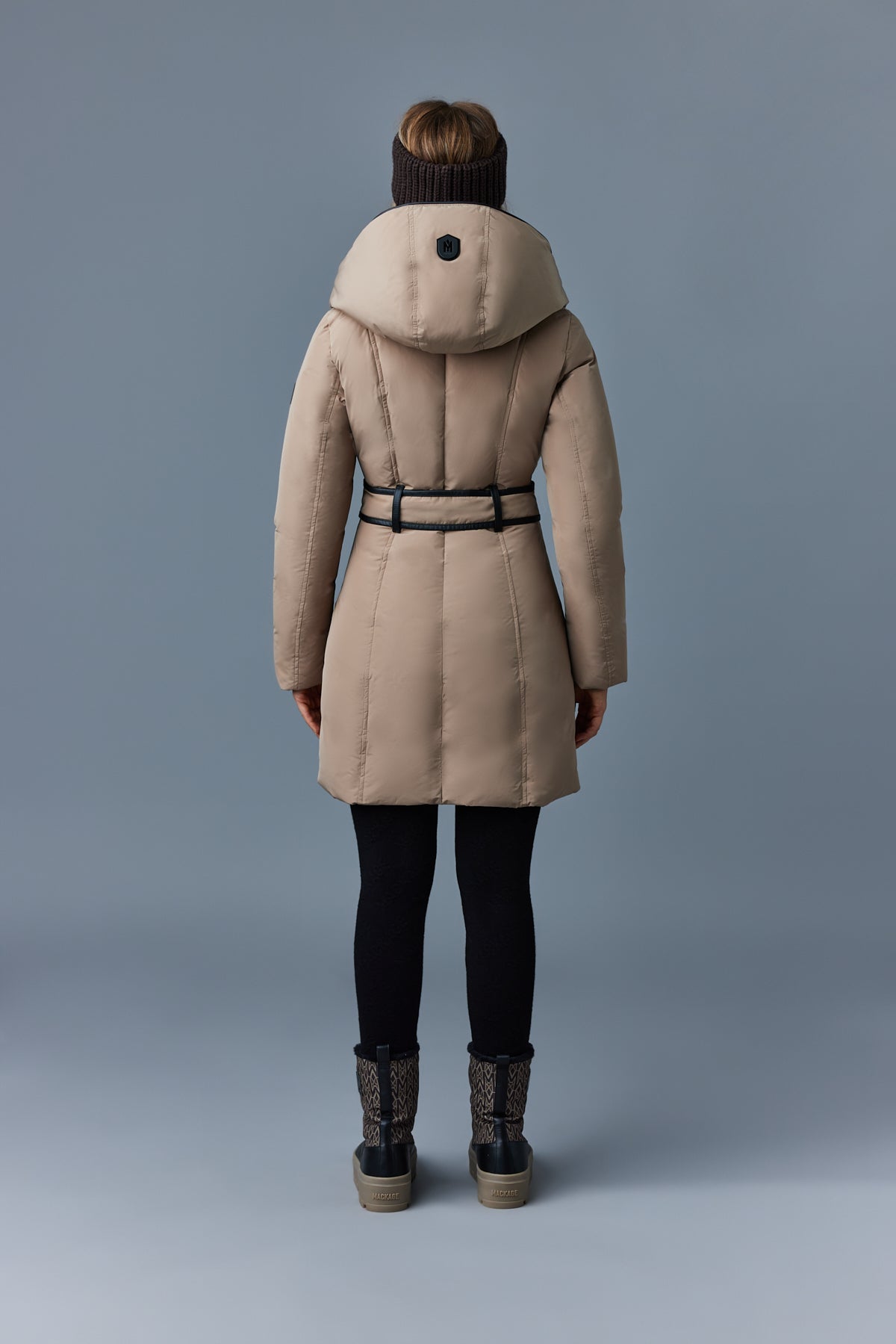 Kay-NFR, Down coat with Signature Mackage Collar for ladies