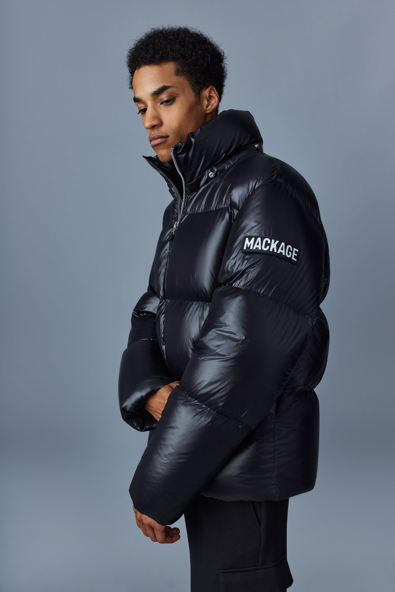 KENT-Z Lustrous Down jacket with hood for Men | Mackage® US