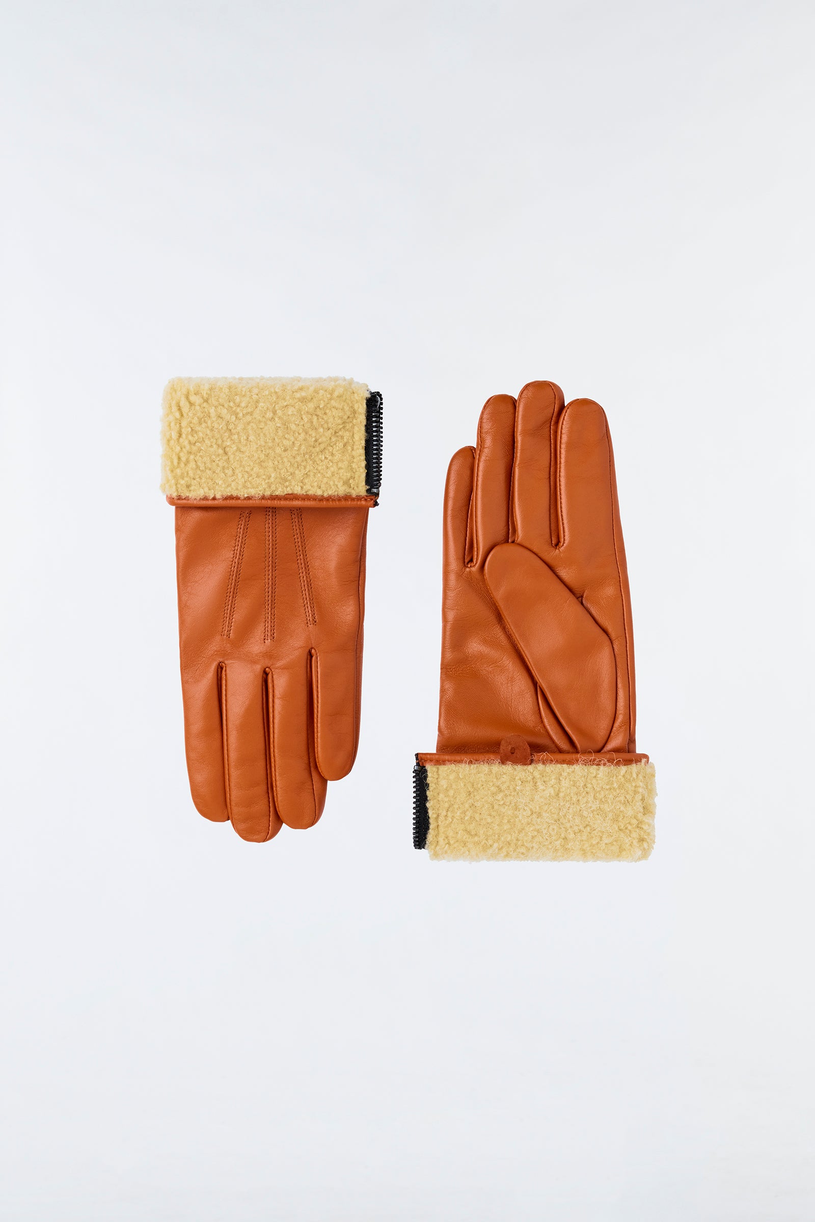 WILLISLEATHER glove with shearling cuff for Women | Mackage® CA